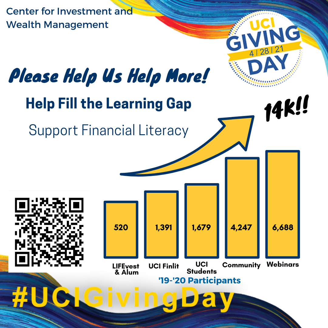 UCI Giving Day – CIWM/LIFEvest – Bounded Finance